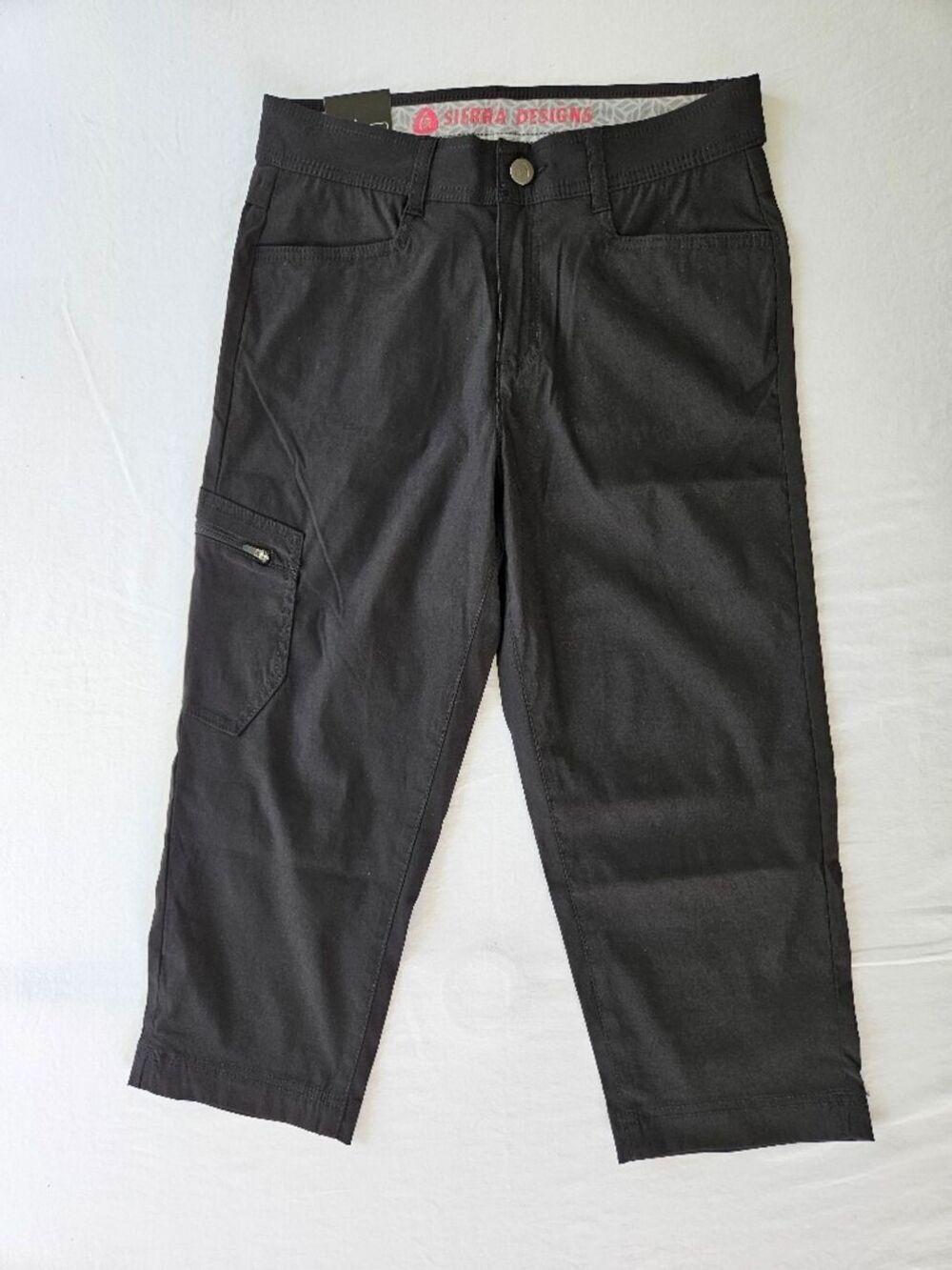 Sierra Designs Women’s Black Capri Pants NWT Size 4 Lightweight
